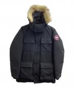 CANADA GOOSEカナダグース）の古着「BANCROFT / ファー付 ダウンジャケット」｜ブラック