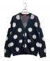 Supreme（シュプリーム）の古着「Brushed Polka Dot Cardigan / ブラッシュド ポルカドット カーディガン / ニットカーディガン」｜ブラック