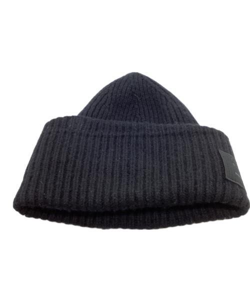 Acne studios（アクネ ストゥディオス）ACNE STUDIOS (アクネ ストゥディオス) FACEロゴビーニー / SS / FA-UX-HATS000063 ブラックの古着・服飾アイテム
