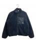 stussy（ステューシー）の古着「SHERPA REVERSIBLE JACKET / シェルパ リバーシブル ジャケット / ボア フリース ジャケット / 118529 / ショーンフォント / ロゴ刺繍」｜ブラック