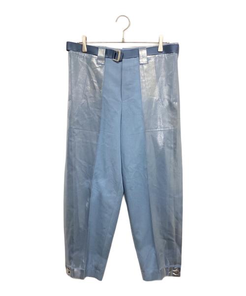 132 5. ISSEY MIYAKE（132 5. イッセイ ミヤケ）132 5. ISSEY MIYAKE (132 5. イッセイ ミヤケ) TUCKED FOIL IL51FF305 25SS スカイブルー サイズ:3の古着・服飾アイテム