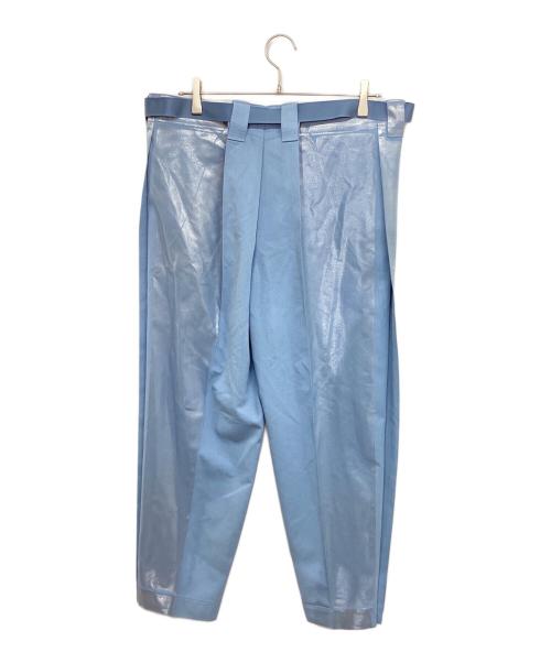 132 5. ISSEY MIYAKE（132 5. イッセイ ミヤケ）132 5. ISSEY MIYAKE (132 5. イッセイ ミヤケ) TUCKED FOIL IL51FF305 25SS スカイブルー サイズ:3の古着・服飾アイテム