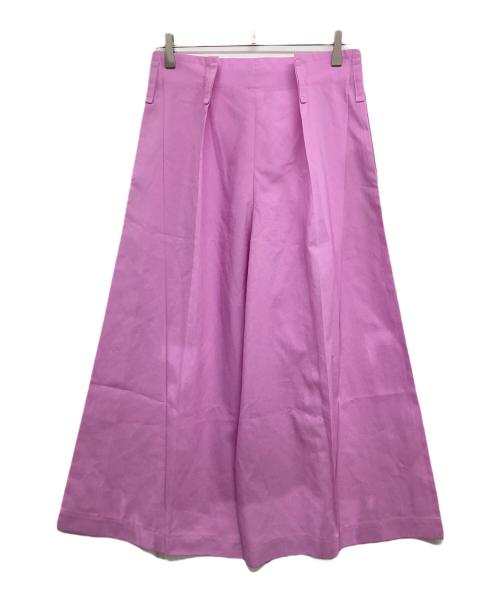 132 5. ISSEY MIYAKE（132 5. イッセイ ミヤケ）132 5. ISSEY MIYAKE (132 5. イッセイ ミヤケ) OBLIQUE FOLD BOTTOMS IL43FF310 ピンク サイズ:3の古着・服飾アイテム