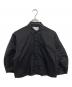 sacai（サカイ）の古着「Cotton Poplin x Nylon Twill Shirt 24-07380 コットンポプリン×ナイロンツイルシャツ」｜ブラック
