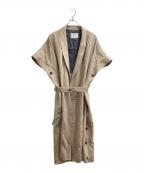 APOCRYPHAアポクリファ）の古着「DRY WOOL GOWN / 201C010601-06」｜ブラウン