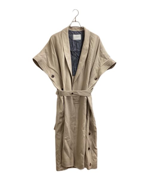 APOCRYPHA（アポクリファ）apocrypha (アポクリファ) DRY WOOL GOWN / 201C010601-06 ブラウン サイズ:FREEの古着・服飾アイテム