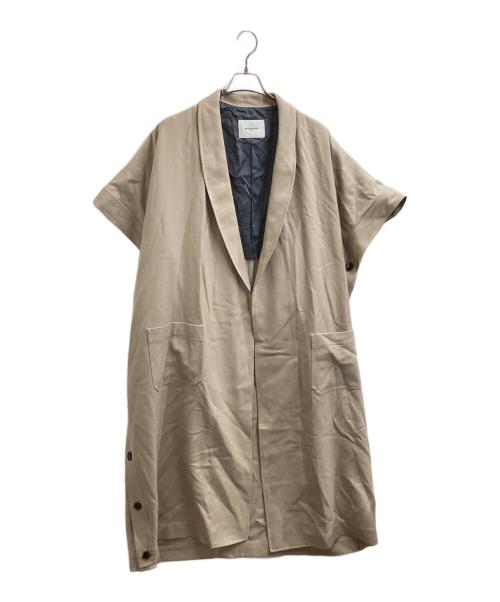 APOCRYPHA（アポクリファ）apocrypha (アポクリファ) DRY WOOL GOWN / 201C010601-06 ブラウン サイズ:FREEの古着・服飾アイテム