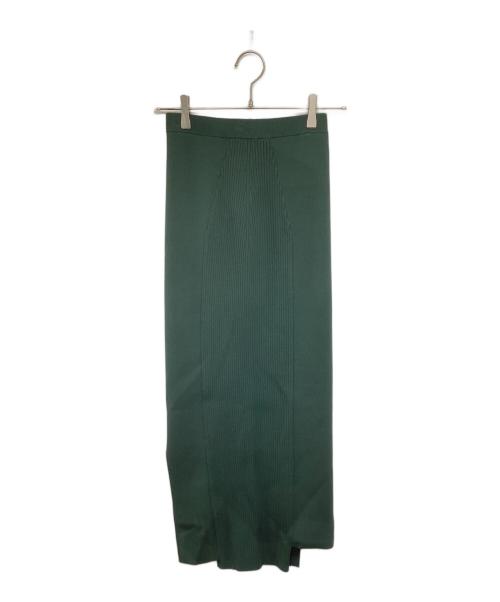 UN3D.（アンスリード）UN3D. (アンスリード) RIB KT TIGHT SK 522340801001 グリーン サイズ:36の古着・服飾アイテム