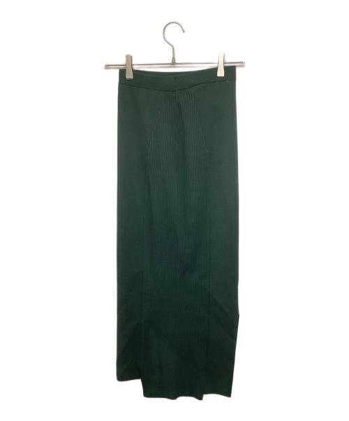 UN3D.（アンスリード）UN3D. (アンスリード) RIB KT TIGHT SK 522340801001 グリーン サイズ:36の古着・服飾アイテム