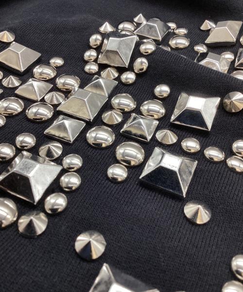 Saint Laurent Paris（サンローランパリ）Saint Laurent Paris (サンローランパリ) スタッズ装飾スウェット 365364 Y2JC2 14AW エディ期 ブラック サイズ:XSの古着・服飾アイテム