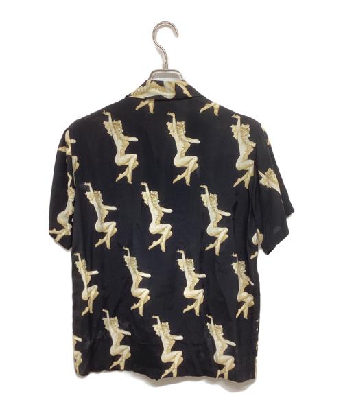 WACKO MARIA（ワコマリア）WACKO MARIA (ワコマリア) NUDE ALOHA SHIRT ヌードアロハシャツ ブラック サイズ:Mの古着・服飾アイテム