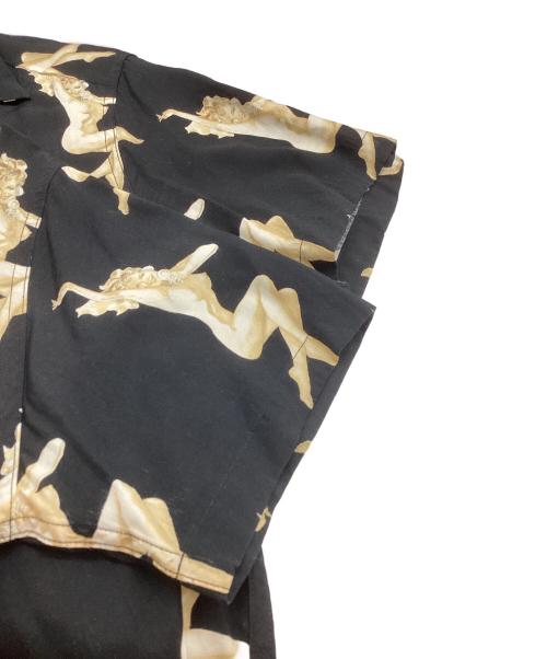 WACKO MARIA（ワコマリア）WACKO MARIA (ワコマリア) NUDE ALOHA SHIRT ヌードアロハシャツ ブラック サイズ:Mの古着・服飾アイテム