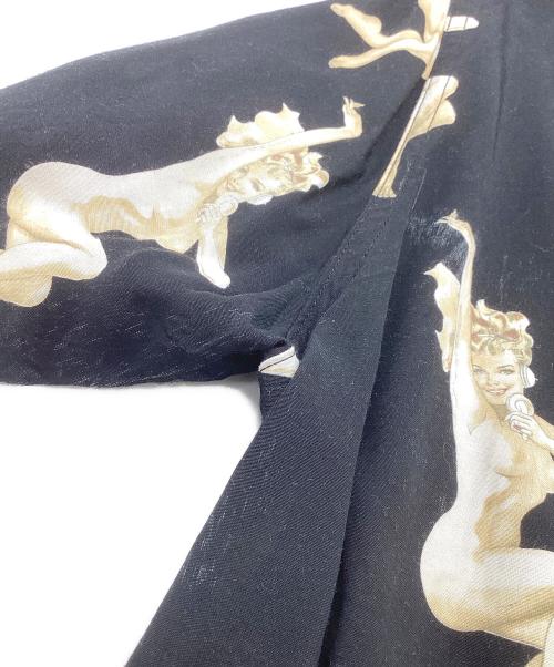 WACKO MARIA（ワコマリア）WACKO MARIA (ワコマリア) NUDE ALOHA SHIRT ヌードアロハシャツ ブラック サイズ:Mの古着・服飾アイテム