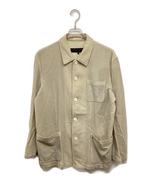 COMME des GARCONS HOMME（コムデギャルソン オム）COMME des GARCONS HOMME (コムデギャルソン オム) ウールジャケット HG-J048 AD2002 アイボリー サイズ:Mの古着・服飾アイテム