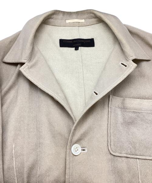 COMME des GARCONS HOMME（コムデギャルソン オム）COMME des GARCONS HOMME (コムデギャルソン オム) ウールジャケット HG-J048 AD2002 アイボリー サイズ:Mの古着・服飾アイテム