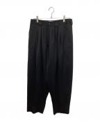 KENZOケンゾー）の古着「タックパンツ」｜ブラック