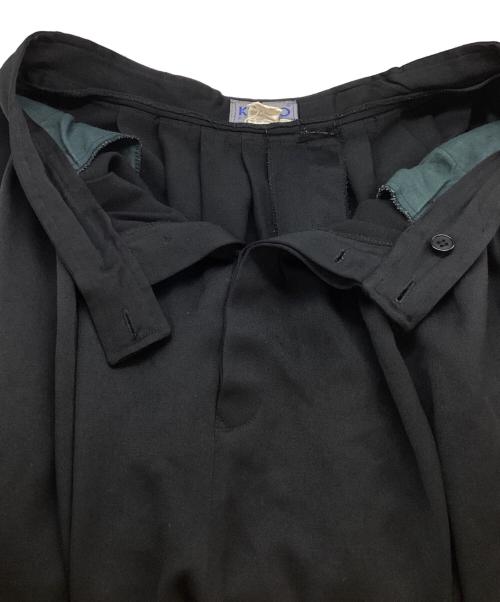 KENZO（ケンゾー）KENZO (ケンゾー) タックパンツ ブラック サイズ:3の古着・服飾アイテム