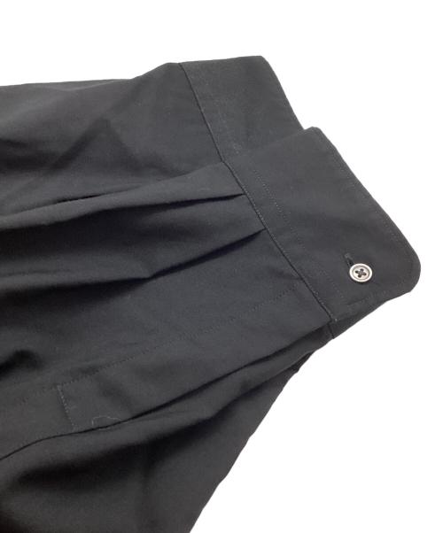 Graphpaper（グラフペーパー）Graphpaper (グラフペーパー) Worsted ViralOff Oversized Reguler Collar Shirt GM224-50094 MARZOTTO ブラック サイズ:Freeの古着・服飾アイテム