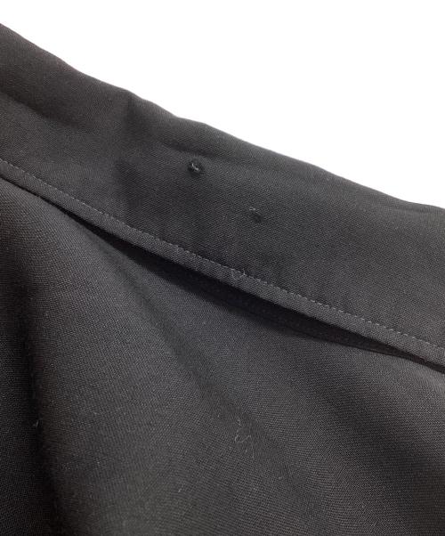 Graphpaper（グラフペーパー）Graphpaper (グラフペーパー) Worsted ViralOff Oversized Reguler Collar Shirt GM224-50094 MARZOTTO ブラック サイズ:Freeの古着・服飾アイテム