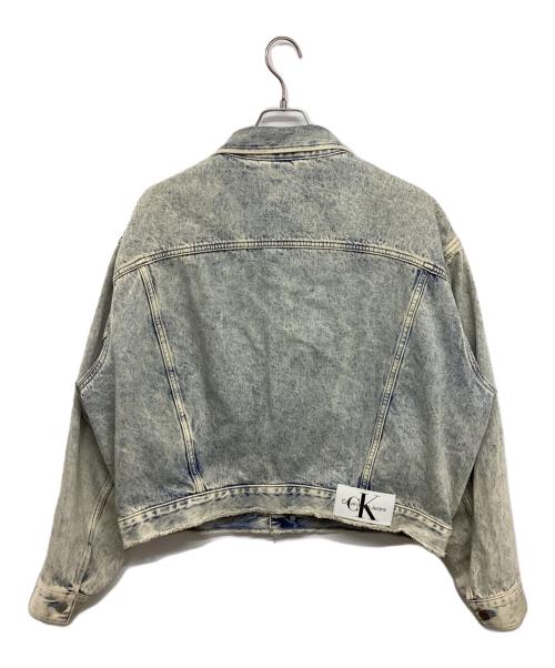 Calvin Klein Jeans（カルバンクラインジーンズ）Calvin Klein Jeans (カルバンクラインジーンズ) ボクシーデニムジャケット J324450 インディゴ サイズ:Mの古着・服飾アイテム
