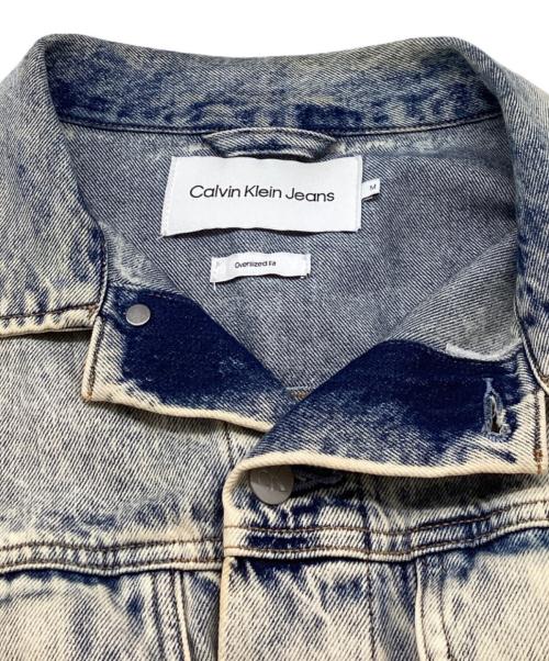 Calvin Klein Jeans（カルバンクラインジーンズ）Calvin Klein Jeans (カルバンクラインジーンズ) ボクシーデニムジャケット J324450 インディゴ サイズ:Mの古着・服飾アイテム