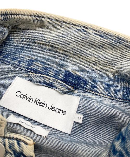 Calvin Klein Jeans（カルバンクラインジーンズ）Calvin Klein Jeans (カルバンクラインジーンズ) ボクシーデニムジャケット J324450 インディゴ サイズ:Mの古着・服飾アイテム