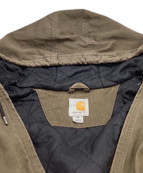 CarHartt（カーハート）CarHartt (カーハート) アクティブジャケット/リップストップ ブラウン サイズ:2XLの古着・服飾アイテム