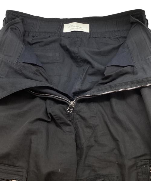 Azuma（アズマ）Azuma (アズマ) ジップワイドパンツ 21SH-PT-03 ブラック サイズ:1の古着・服飾アイテム