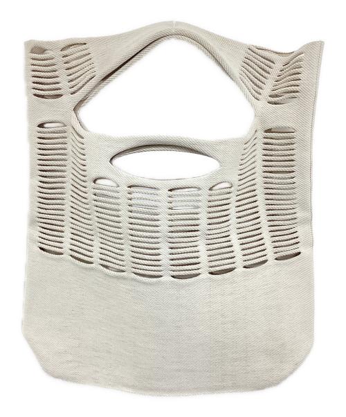 GOOD GOODS ISSEY MIYAKE（グッドグッズ イッセイミヤケ）GOOD GOODS ISSEY MIYAKE (グッドグッズ イッセイミヤケ) MOKKO TWILL TOWN SHOULDER GG23AG431 モッコツイルタウンショルダー ベージュの古着・服飾アイテム