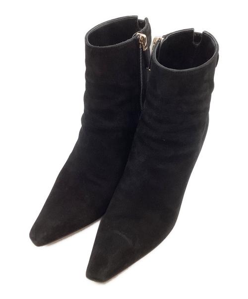 Christian Dior（クリスチャン ディオール）Christian Dior (クリスチャン ディオール) CDロゴスエードブーティ ブラック サイズ:34 1/2 Dの古着・服飾アイテム