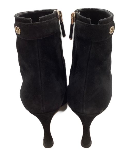 Christian Dior（クリスチャン ディオール）Christian Dior (クリスチャン ディオール) CDロゴスエードブーティ ブラック サイズ:34 1/2 Dの古着・服飾アイテム