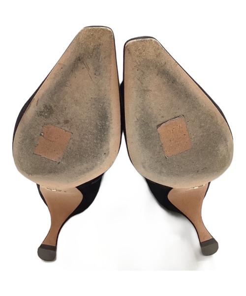 Christian Dior（クリスチャン ディオール）Christian Dior (クリスチャン ディオール) CDロゴスエードブーティ ブラック サイズ:34 1/2 Dの古着・服飾アイテム