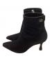 Christian Dior (クリスチャン ディオール) CDロゴスエードブーティ ブラック サイズ:34 1/2 D：14000円
