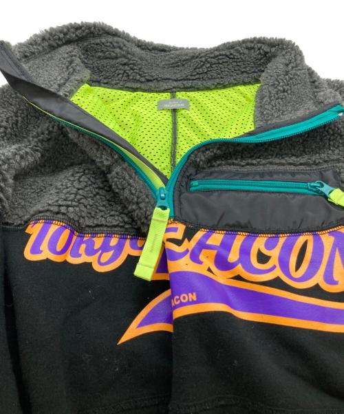 kolor/BEACON（カラービーコン）kolor/BEACON (カラービーコン) ハーフジップボアスウェット / Made in JAPAN / 21WBM T01231 グレー サイズ:2の古着・服飾アイテム