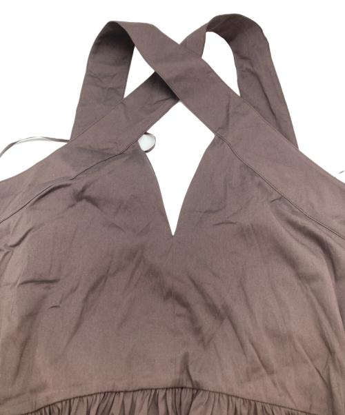 MaxMara BEACHWEAR（マックスマーラ ビーチウェア）MaxMara BEACHWEAR (マックスマーラ ビーチウェア) Long dress ブラウン サイズ:US10の古着・服飾アイテム