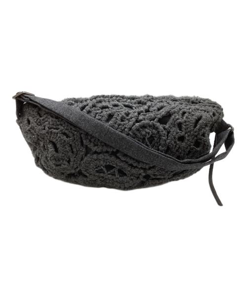 BRUNELLO CUCINELLI（ブルネロクチネリ）BRUNELLO CUCINELLI (ブルネロクチネリ) カシミヤニットボディバッグ / cashmere body bag / MB52D2355 グレーの古着・服飾アイテム