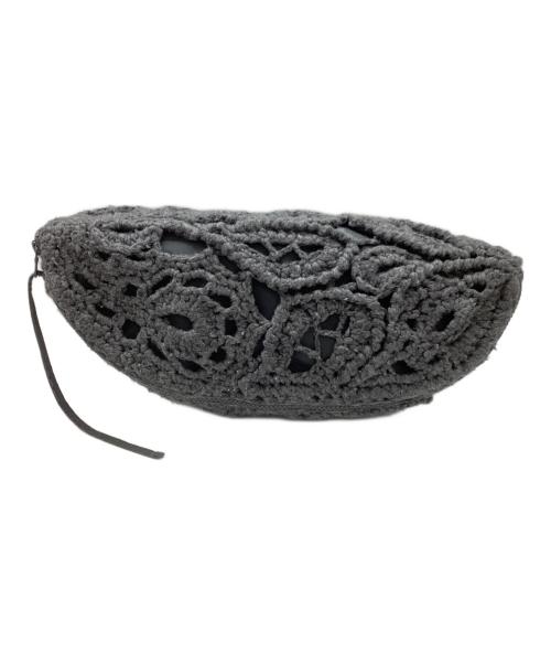 BRUNELLO CUCINELLI（ブルネロクチネリ）BRUNELLO CUCINELLI (ブルネロクチネリ) カシミヤニットボディバッグ / cashmere body bag / MB52D2355 グレーの古着・服飾アイテム