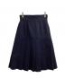 CHANEL（シャネル）の古着「ウールプリーツスカート / 22708」｜ネイビー