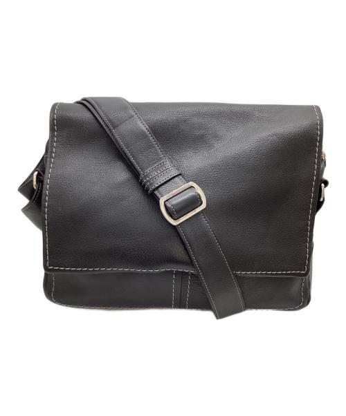 土屋鞄（ツチヤカバン）土屋鞄 (ツチヤカバン) 土屋鞄 / レザーショルダーバッグ / プロータ防水フラップファスナーショルダー ブラックの古着・服飾アイテム