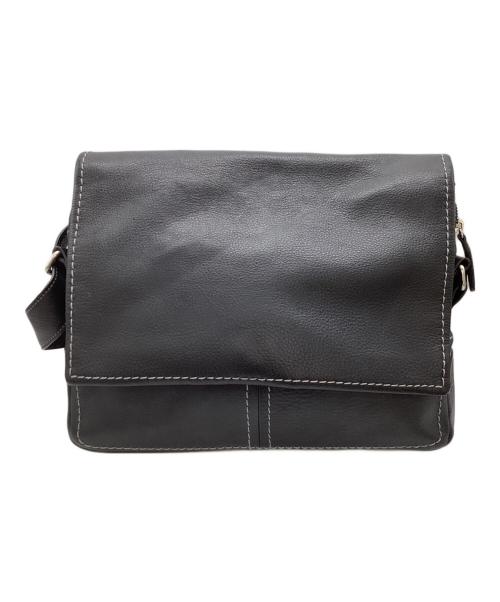 土屋鞄（ツチヤカバン）土屋鞄 (ツチヤカバン) 土屋鞄 / レザーショルダーバッグ / プロータ防水フラップファスナーショルダー ブラックの古着・服飾アイテム