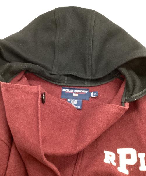 POLO SPORT（ポロスポーツ）POLO SPORT (ポロスポーツ) プルオーバーウールパーカー エンジ サイズ:XXLの古着・服飾アイテム