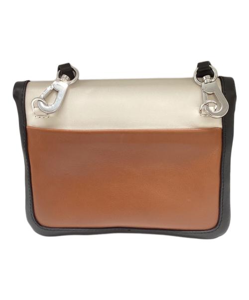 PIERRE HARDY（ピエールアルディ）PIERRE HARDY (ピエールアルディ) アルファポーチ 25SS ALPHA ベージュ×ブラウンの古着・服飾アイテム