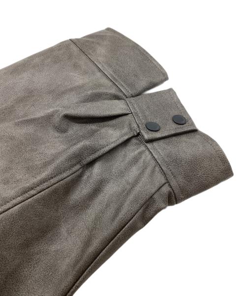 THROW（スロー）THROW (スロー) F/LEATHER SWING TOP BZ 030GA030-2280 ブラウン サイズ:FREEの古着・服飾アイテム