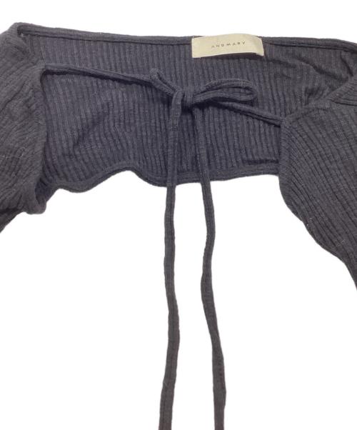 ANDMARY（アンドマリー）ANDMARY (アンドマリー) Mei shirring tops AM1169 ベージュ サイズ:FREEの古着・服飾アイテム