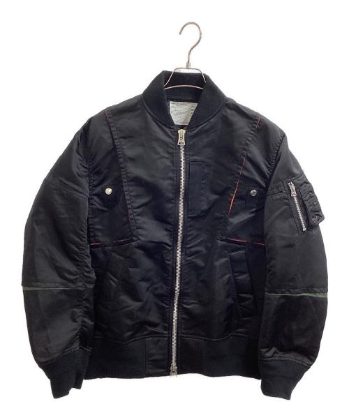 sacai（サカイ）sacai (サカイ) Nylon Twill Blouson/21-02581M ブラック サイズ:1の古着・服飾アイテム