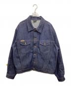 PRSN BLUプリズンブルー）の古着「650 DENIM WESTERN JACKET 121179」｜インディゴ
