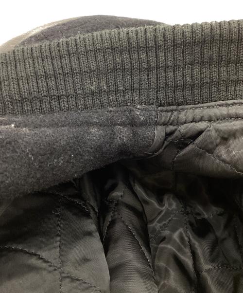 HAI SPORTING GEAR（ハイスポーツギア）HAI SPORTING GEAR (ハイスポーツギア) レザー切替スタジャン / 103MT-958 / ISSEY MIYAKE ブラック サイズ:Mの古着・服飾アイテム