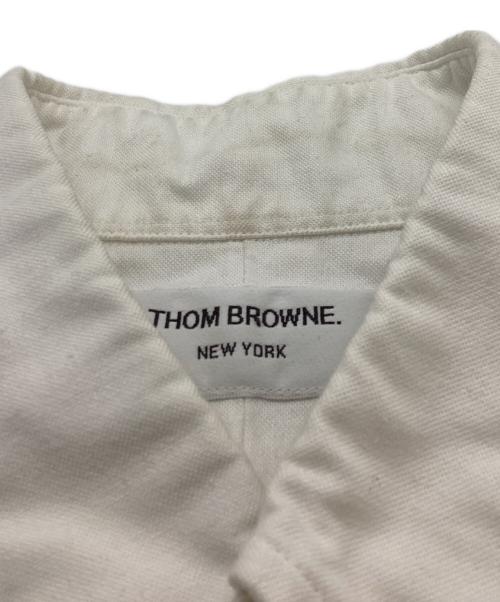 THOM BROWNE. NEW YORK（トムブラウン ニューヨーク）THOM BROWNE. NEW YORK (トムブラウンニューヨーク) オックスフォードシャツ MWL186E00139 ホワイト サイズ:3の古着・服飾アイテム