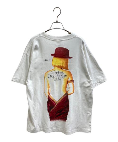champ（チャンプ）champ (チャンプ) Cyndi Lauper JAPANツアーT　 twelve deadly cyns ホワイト サイズ:Lの古着・服飾アイテム