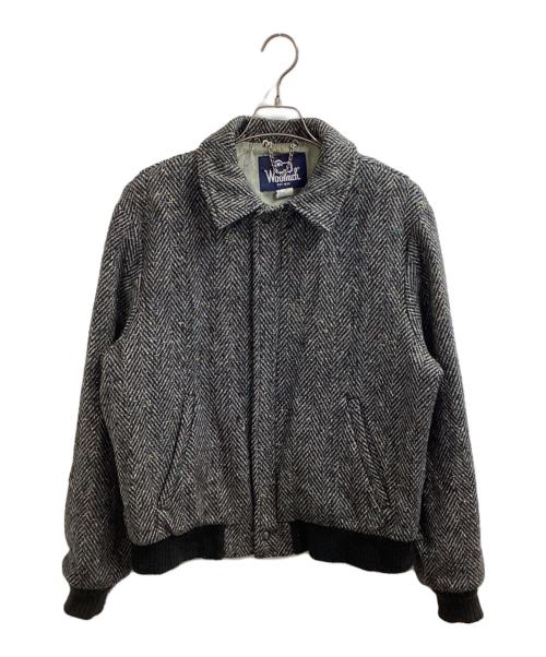 WOOLRICH（ウールリッチ）WOOLRICH (ウールリッチ) ツイードジャケット/80s/USA製 グレー サイズ:Mの古着・服飾アイテム